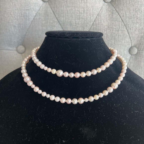 AKOYA PEARL LONG NECKLACE - Picture 4 of 9